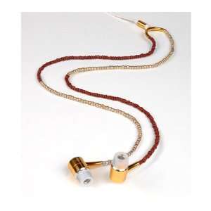  Jewel Buds Bling Earbuds School Colors Garnet Gold 