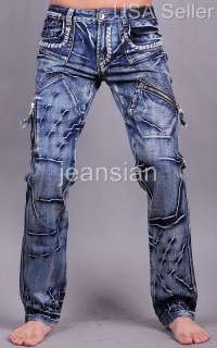 VVW Mens Italian Designer Jeans Denim Pant Stylish W32/32 ~USA Seller 