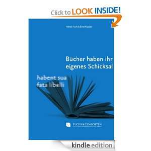 Bücher haben ihr eigenes Schicksal: habent sua fata libelli (German 