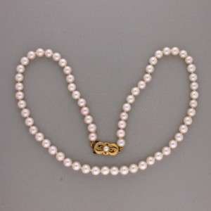 DESIGNER MIKIMOTO 16 INCH 65 PEARL 5.5MM TO 6MM NECKLACE  