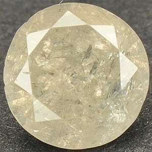   BEAUTIFUL ROUND CUT SOLITAIRE LIGHT YELLOW LOOSE NATURAL DIAMOND 2946