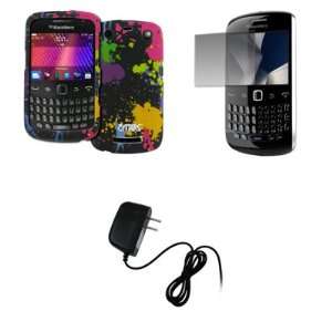   Cover + Screen Protector + Home Wall Charger for BlackBerry Curve 9370