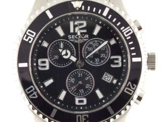 SECTOR 230 CHRONOGRAPH BLACK DIAL MENS WATCH  