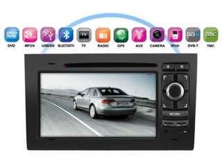 AUDI A4 2 din 7 inch indash DVD navigation system Touchscreen DVB T