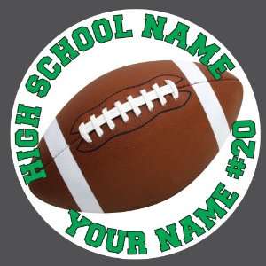  HIGH SCHOOL COLLEGE FOOTBALL TEAM Decal Sticker SPORTS 
