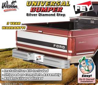 Rear Truck Diamond Step Bumper Silver Fey 20002 92500  