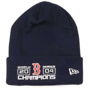  Boston Red Sox 2004 World Champions Cuffed Knit Hat 