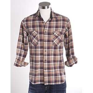    Lucky Mens Ridge Plaid Workwear Shirt Size M 