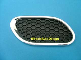 FREE SHIPPING   Chrome/Black Exterior Air Vent For Mercedes W124 W201 