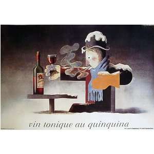   Poster VIN TONIQUE AU QUINQUINA by A.M.Cassandre