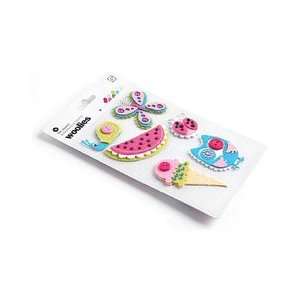  Lemonade Woolies Layered Felt Stickers With Accents : Arts 