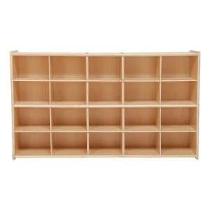    20 Tray Wooden Storage Unit Unassembled and witho Trays Baby