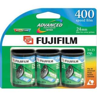    Fujifilm 400 Speed 25 Exposure APS Film (3 Pack): Camera & Photo