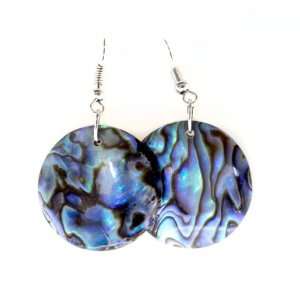  Abalone Disc Earrings Jewelry