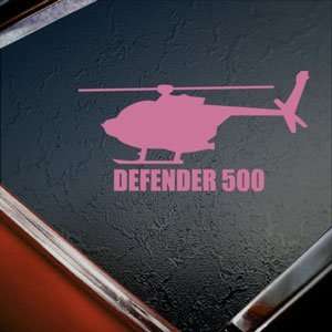 DEFENDER 500 Pink Decal Military Soldier Window Pink 