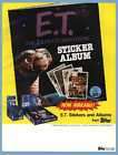 1983 Topps   E.T. STICKER ALBUM VINTAGE SELL SHEET