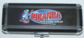 PIRANHA RAZOR GRIP STEEL TIP DARTS HARD CARRY CASE  