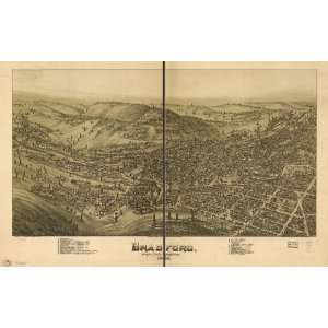   Bradford, McKean County, Pennsylvania, 1895. Drawn by T. M. Fowler