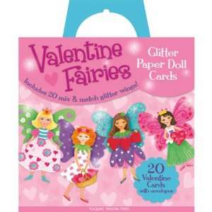    Peaceable Kingdom / Glitter Fairies Valentine Cards: Toys & Games