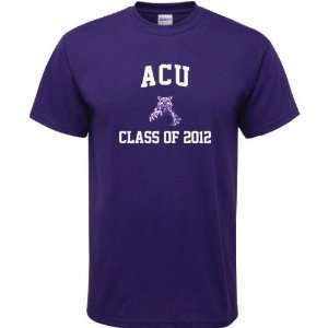  Abilene Christian Wildcats Purple Class of 2012 Arch T 