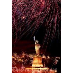  Statue of Liberty with Fireworks, 1986