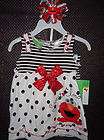 GIRLS SESAME STREET ELMO BLING OUTFIT W/ MATCHING BOW