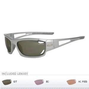 Tifosi Dolomite Golf Interchangeable Lens Sunglasses   Metallic Silver