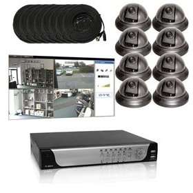    8 Camera Entry Level Complete Surveillance Package Electronics