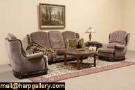 Large and comfortable vintage furniture from about 40 years ago, a 