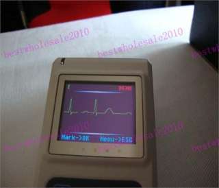 12 Channel ECG EKG Monitor Holter Recorder Analyzer +USB + FREE 
