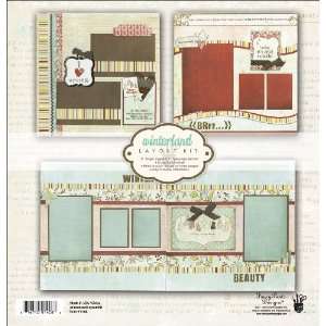  Winterland Page Layout Kit 12X12 Makes Two 1 Page & One 