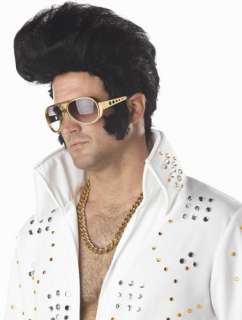 Mens Halloween Costume Retro Elvis Rock Star Outfit XL  