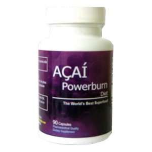 Acai Power Burn Diet 90 500mg Pure Acai Capsules: Health 