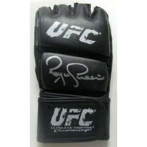 Royce Gracie Autographed UFC MMA Glove 2 SI   Autographed UFC Gloves 