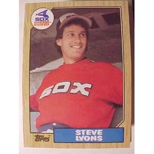  1987 Topps #511 Steve Lyons [Misc.]