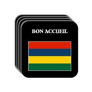  Mauritius   BON ACCUEIL Set of 4 Mini Mousepad Coasters 