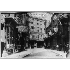   ,Doyers Street,1909,Wing Sing Restaurant,store fronts