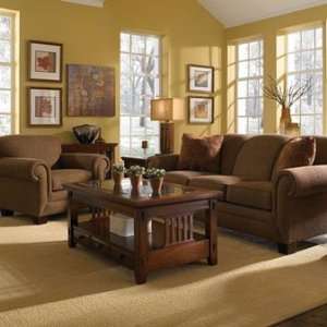 Broyhill Ava 2 Piece Sofa and Chair Set: Home & Kitchen