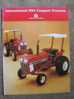 International 284 tractor brochure  