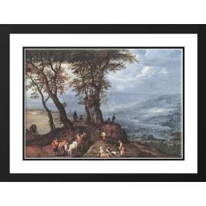 Brueghel, Jan the Elder 24x19 Framed and Double Matted Going to the 