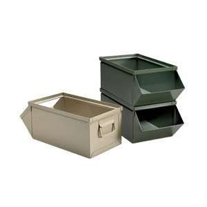 STACKBIN All Welded Steel Bins   Green  Industrial 