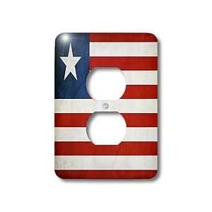  Flags   Liberia Flag   Light Switch Covers   2 plug outlet 