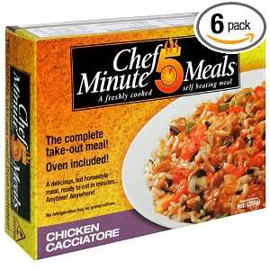 Chef 5 Minute Meals Chicken Cacciatore (Pack of 6)  