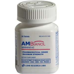  Luna Research Labs AMBianol, 24 tablet Bottle: Health 