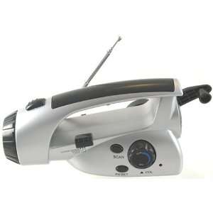 Wind Up FM Radio with 3 LED Torch