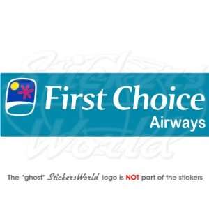  FIRST CHOICE AIRWAYS Airlines 7,1 (180mm) Vinyl Sticker 