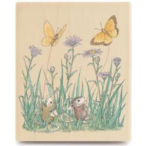  House Mouse Mounted Rubber Stamp 3.25X4: Everything Else