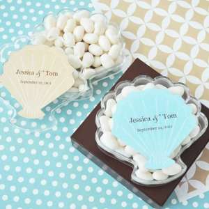    Personalized Seashell Acrylic Favor Boxes: Health & Personal Care