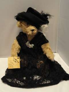   Bear Madame X 18 Tall Handmade & Signed Hang Tag 25 Yrs.Old  