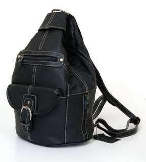 New Leather Backpack Purse Sling Shoulder Bag Handbag 3in1 Convertible 
